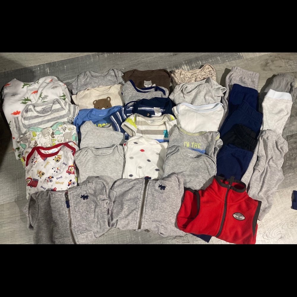 Baby boy 30 piece lot size 6 months